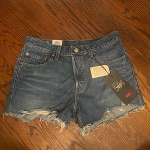 Levi's blue Jean shorts